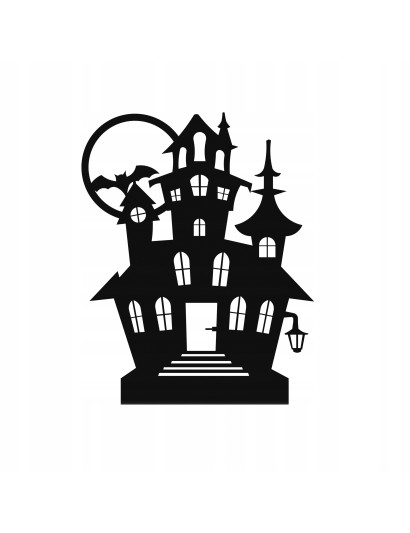 GAMET, Świecznik Halloween NAWIEDZONY DOM Metalowy Lampion HIT SEZONU