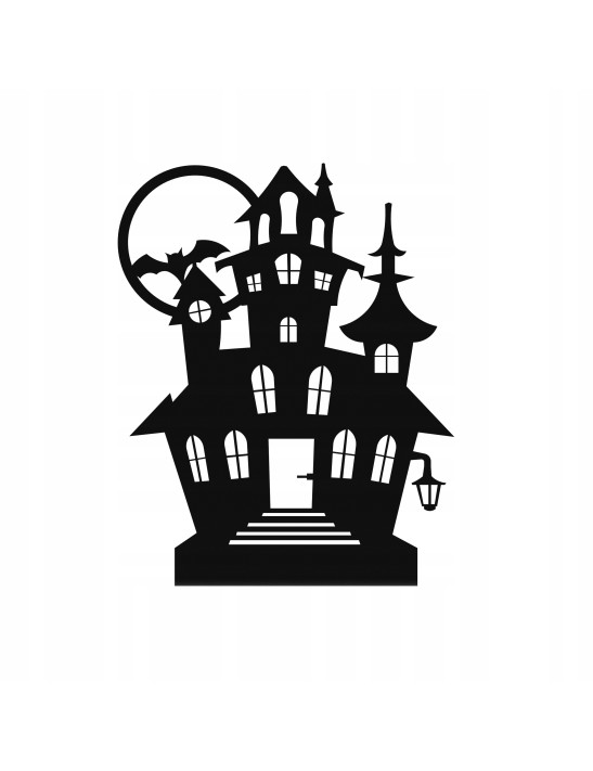 GAMET, Świecznik Halloween NAWIEDZONY DOM Metalowy Lampion HIT SEZONU