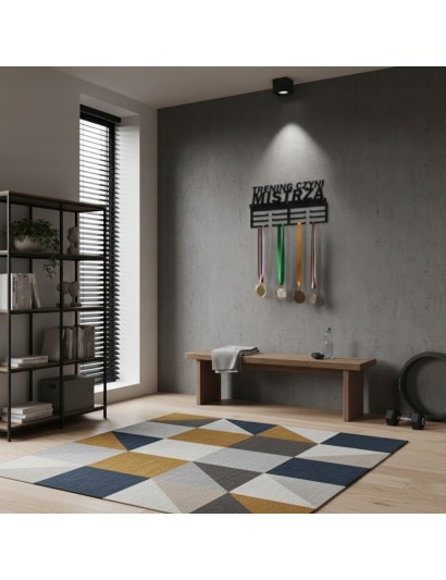 WIESZAK NA MEDALE Trening Czyni Mistrza METALOWY Polski Produkt GAMET