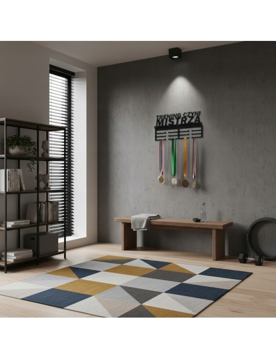 WIESZAK NA MEDALE Trening Czyni Mistrza METALOWY Polski Produkt GAMET