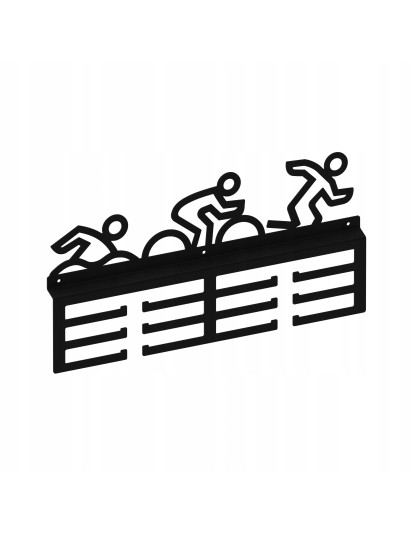 TRIATHLON Wieszak na Medale Dla Sportowca Bieg Pływanie Rower GAMET