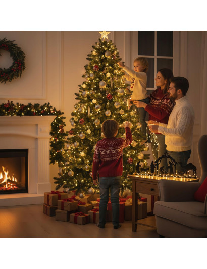 SZOPKA BOŻONARODZENIOWA czarna Stajenka Nowoczesna Ozdoba Świąteczna DUŻA