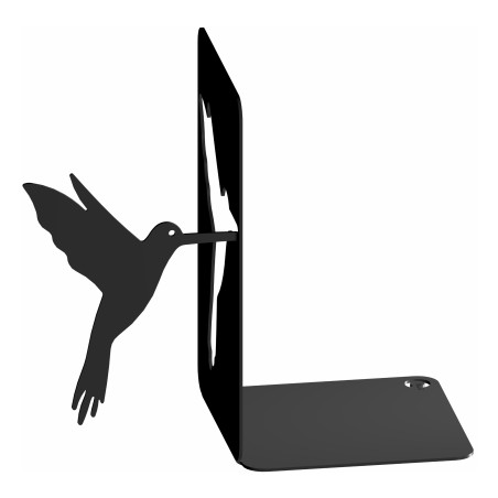 Podpórka Do książek - Koliber Strona Lewa , czarny strukturalny